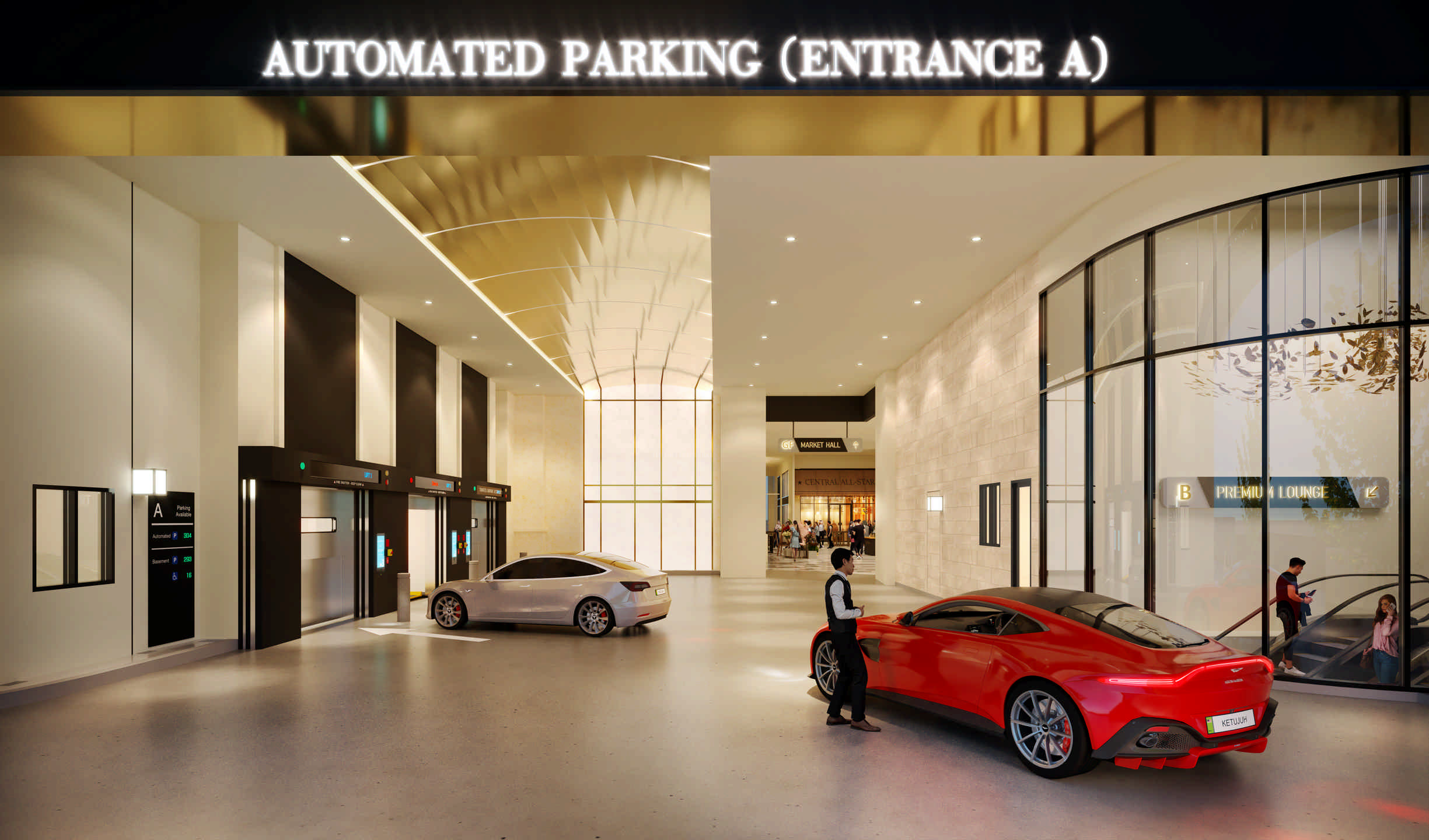 Park Smarter | Shop Freer <br><strong>AUTOMATED PARKING</strong>