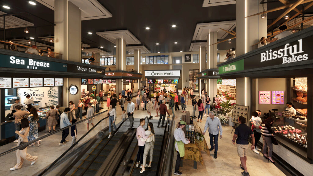 Clean, Comfy, Choice-Filled <br><strong> MARKET HALL</strong>